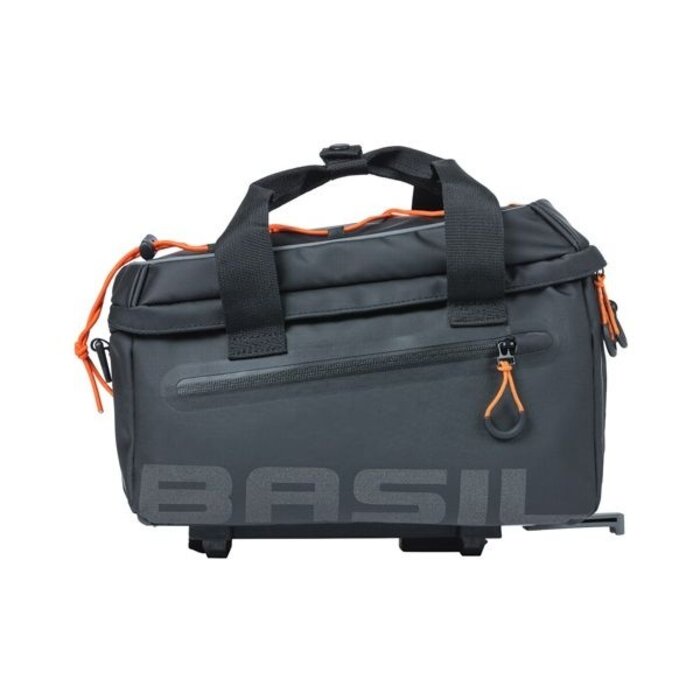 Basil Bagagedragertas Basil Miles Tarpaulin MIK 7 liter 32 x 20 x 20 cm - zwart/oranje