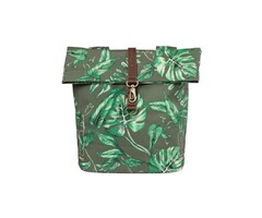 Basil Dubbele fietstas Basil Ever Green 28 tot 32 liter 28 x 16 x 35 cm - thyme groen