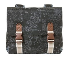 Basil Dubbele fietstas Carry All zwart