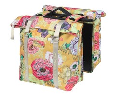 Basil Dubbele fietstas Basil Bloom Field Double MIK 35 liter 30 x 15 x 33 cm - honey yellow