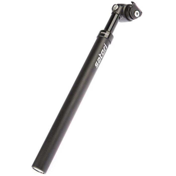 Satori Zadelpen verend Satori Elegance LT Ø27.2mm / 350mm - mat zwart