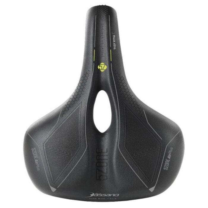Selle Bassano Fietszadel Selle Bassano Suprema 5zone EL City met elastomere demping - zwart