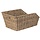 Fietsmand Basil Cento Rattan Look met WSL-systeem 47 x 34 x 24 cm - seagrass