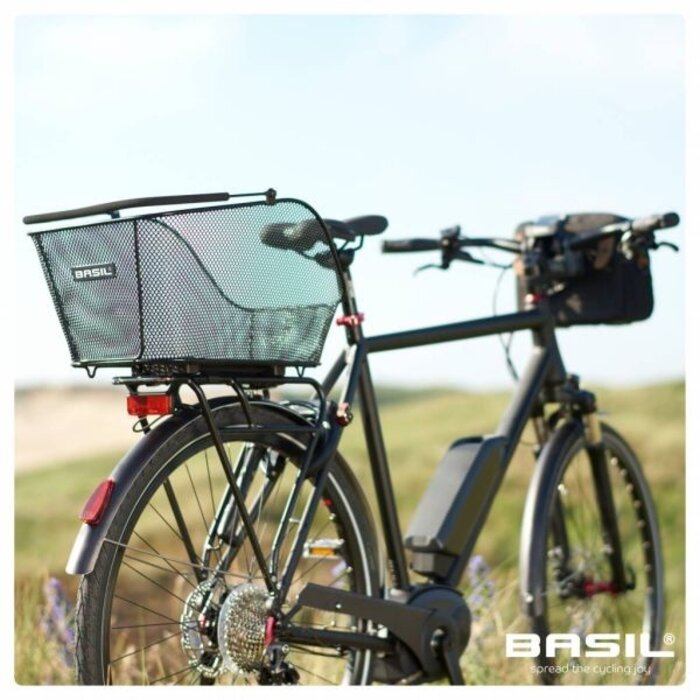 Basil Fietsmand Basil Icon M Multi System 46 x 34 x 25 cm - zwart