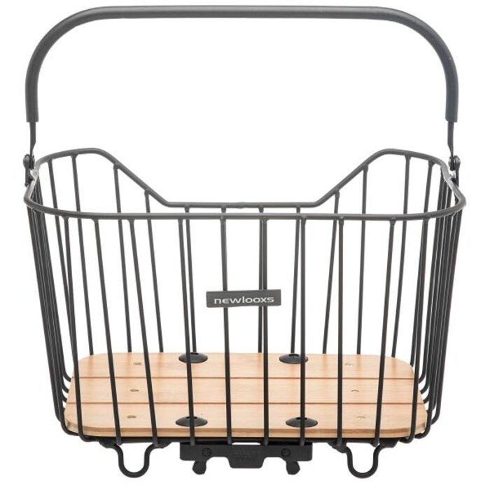 Newlooxs Fietsmand New Looxs Palermo 24 liter 40 x 22 x 27,5 cm - aluminium