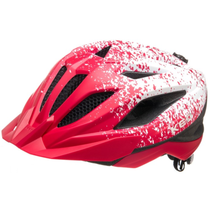 KED Fietshelm KED Street Jr. Pro M (53-58 cm) - pink white matt