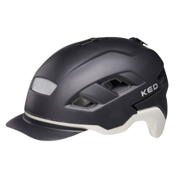 KED Fietshelm KED Berlin L (56-61cm) - black ash matt