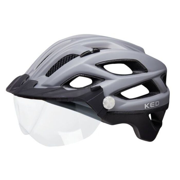 KED Fietshelm KED Covis Lite L (55-61cm) - grijs zwart mat