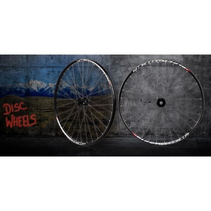 Rodi Wielset Rodi Blackrock 27.5" / 584*23 - 8/9/10 speed - 32 spaken - QR - zwart