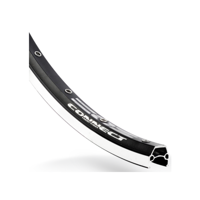 Rodi Voorwiel Rodi Connect 28" / 622 x 19 met snelspanner en RVS spaken - zwart