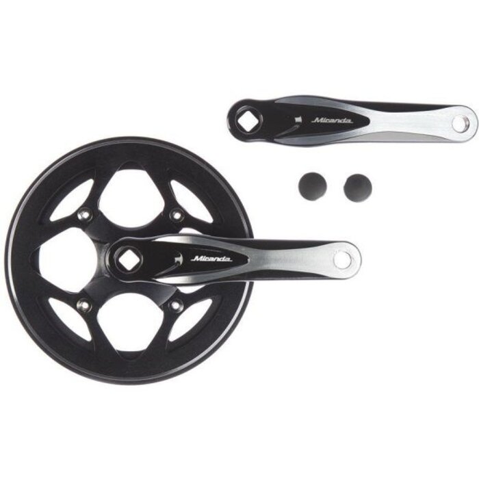 Miranda Crankstel Miranda Alfa 1R+ 46T met rockring - zwart