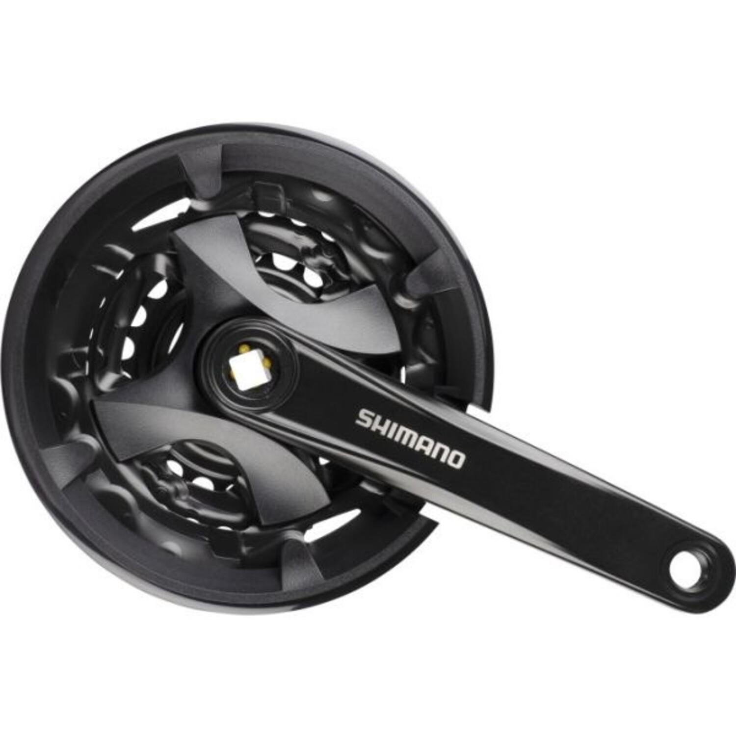 Crankstel 3 x 9 speed Shimano Altus FC M101 170 40 30 22 vierkante as zwart Artsloten