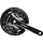 Crankstel 3 x 9 speed Shimano Altus FC-M101 - 170/40-30-22 vierkante as - zwart