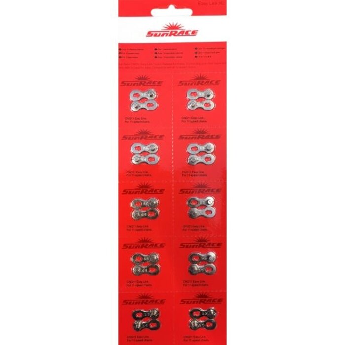 Sunrace Kettingschakel 11 speed Sunrace Connect Easy Link (10 stuks)