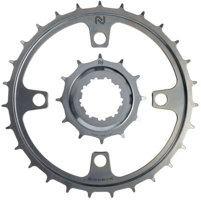 Enduo Cargo Aandrijfset Enduo Cargo Rohloff Bosch Gen4 geschikt voor E-bikes - zilver