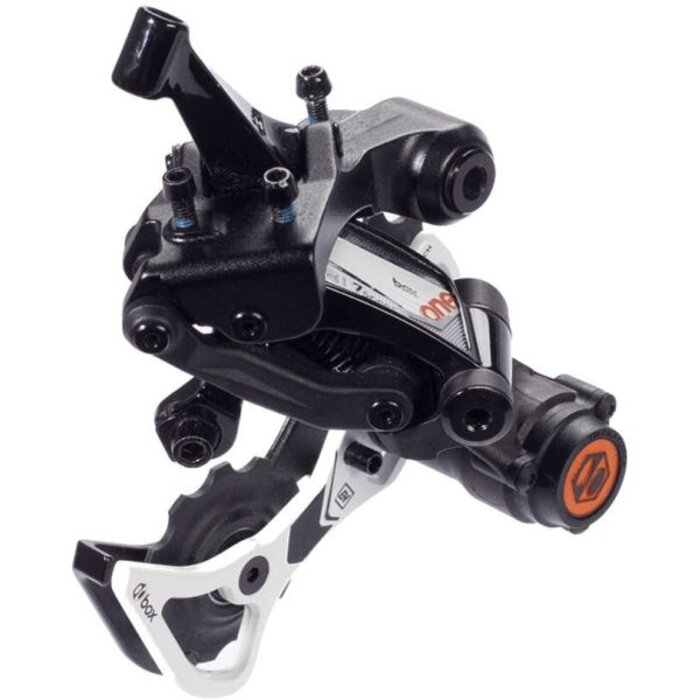 Achterderailleur "down-hill" 7-speed Box Components One met korte kooi - zwart