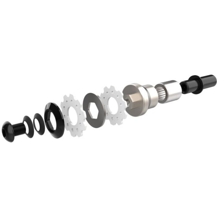 Achterderailleur "down-hill" 7-speed Box Components One met korte kooi - zwart