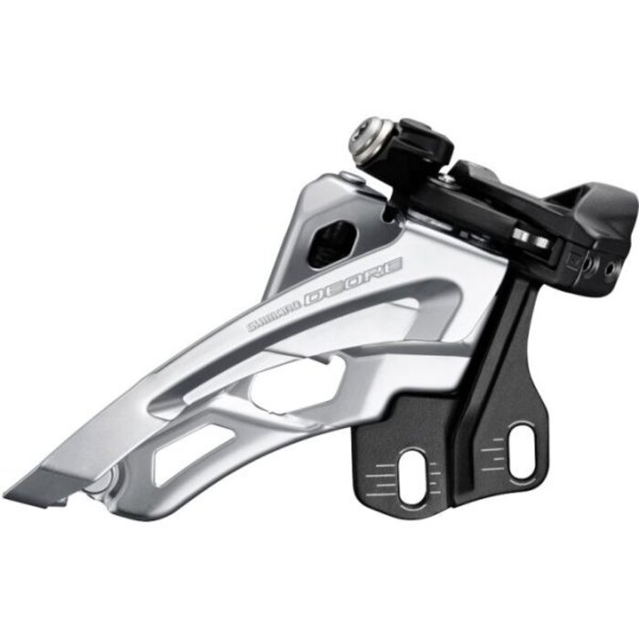 Shimano Voorderailleur 3 x 10-speed Shimano Deore FC-M6000 side swing - directe montage laag - 40-42T - zwart