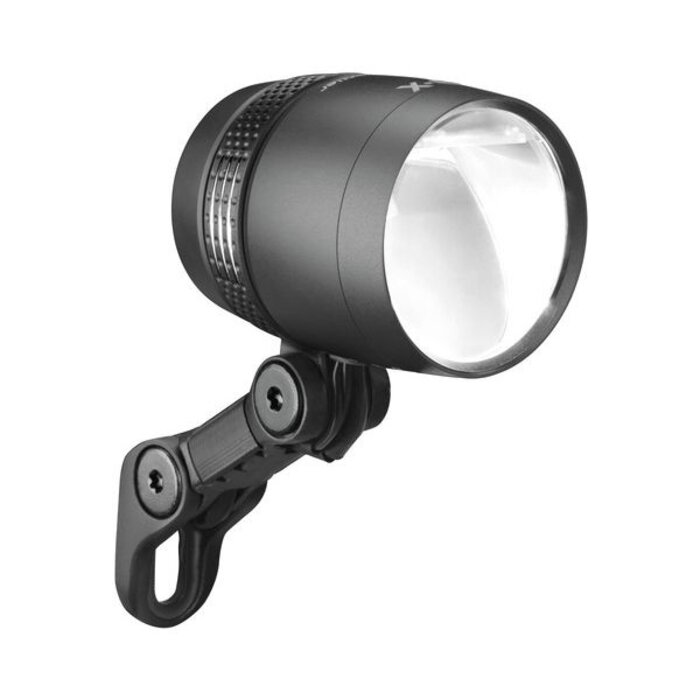 Busch & Müller Koplamp Busch & Müller Lumotec IQ-X voor naafdynamo 6-60 Volt - 100 Lux - zwart