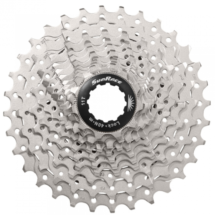 Sunrace Cassette 11 speed Sunrace CSRS3 11-32T - metallic met zwarte spider