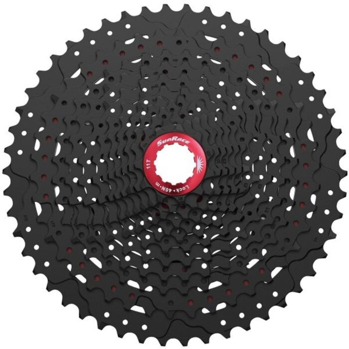 Sunrace Cassette Sunrace CSMZ90 12 speed 11-50T - zwart met rode spider