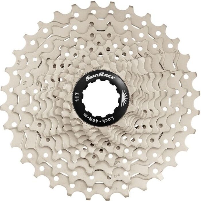 Sunrace Cassette Sunrace CSRS3 11 speed 11-28T - metallic met zwarte spider