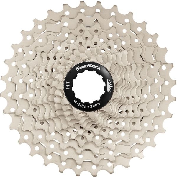 Sunrace Cassette Sunrace CSRS3 11 speed 11-28T - metallic met zwarte spider