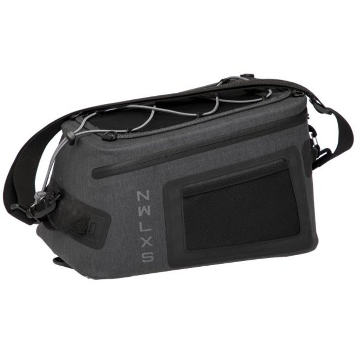 Newlooxs Bagagedragertas New Looxs Varo Trunkbag Racktime 15 liter 36 x 20 x 24 cm - grijs