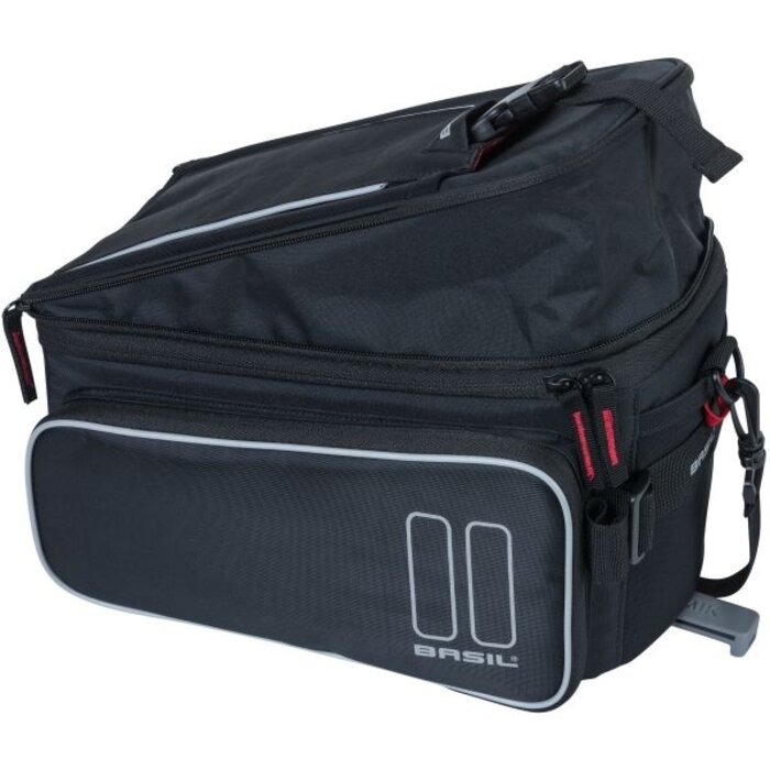 Basil Bagagedragertas Basil Sport Design Trunkbag MIK 7 tot 15 liter 36 x 26 x 18 cm - zwart