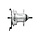 Versnellingsnaaf 3 speed Sturmey Archer XL-RD3 90 mm trommelremnaaf - 36 gaats - zilver