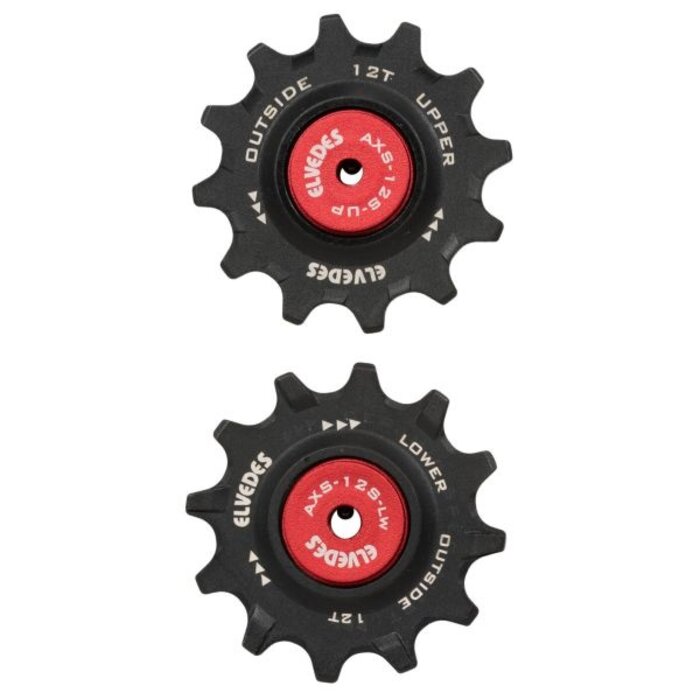 Elvedes Derailleurwieltjes 2 x 12 tands Elvedes SRAM Force / Red eTap AXS narrow / wide