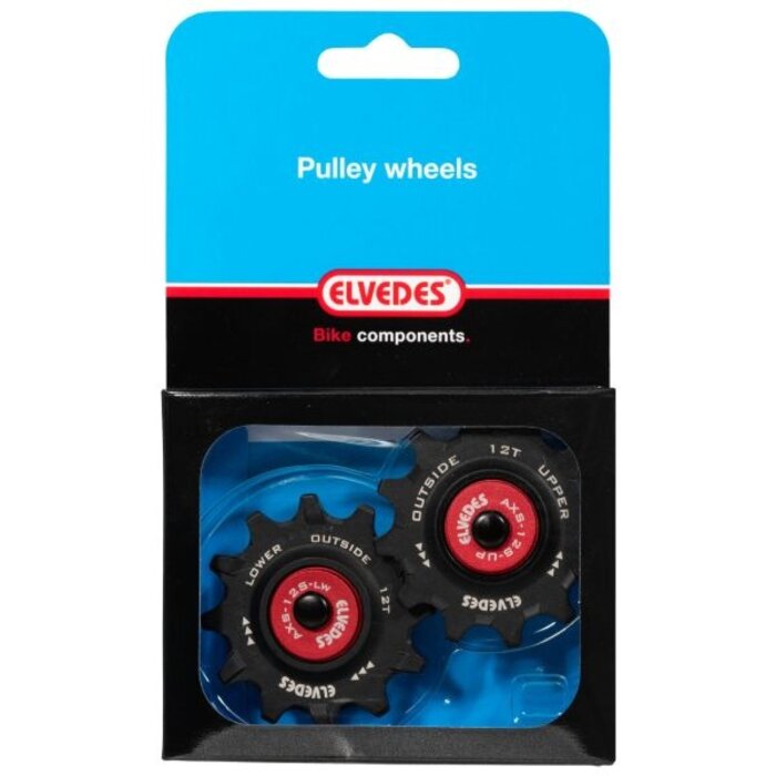 Elvedes Derailleurwieltjes 2 x 12 tands Elvedes SRAM Force / Red eTap AXS narrow / wide