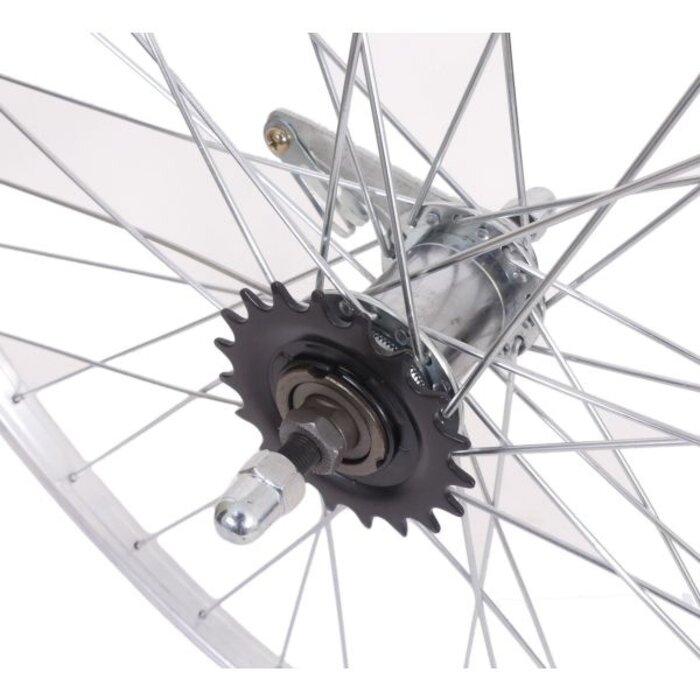 Roland Achterwiel Roland Werke 28"/622 x 24 - remnaaf Ventura - 36 gaats 13G - zilver