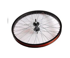 MERKLOOS Achterwiel 20 x 1.75" aluminium Freestyle 48 spaaks - zwart