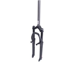 Spinner Verende voorvork 26" Spinner met 1 1/8" vorkbuis MTB ahead - v-brake en PM disc - mat zwart