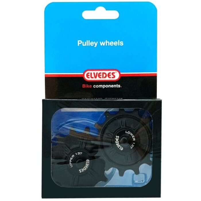 Elvedes Derailleurwieltjes 2 x 13 tands Elvedes met afgedichte lagers - Shimano RD-M9100/M8100/M7100