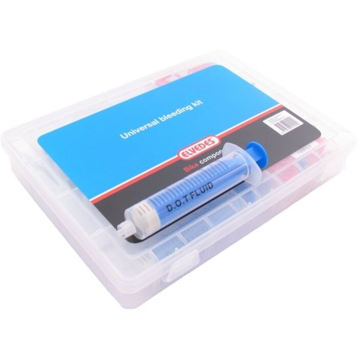 Elvedes Rem ontluchtingsset Elvedes t.b.v. vervangen Minerale olie en DOT remvloeistof