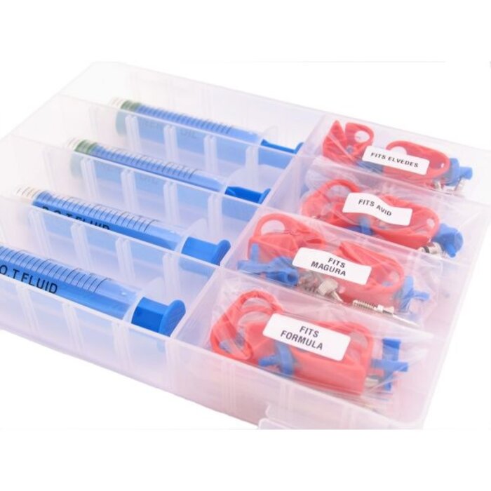 Elvedes Rem ontluchtingsset Elvedes t.b.v. vervangen Minerale olie en DOT remvloeistof