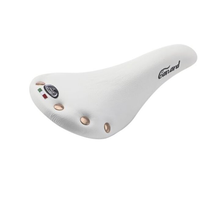 Monte Grappa Zadel MonteGrappa 'Canard' Fixie/MTB Leer Wit
