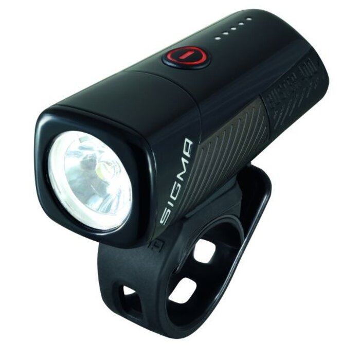 Sigma Koplamp Sigma Buster 400 USB - met siliconenhouder