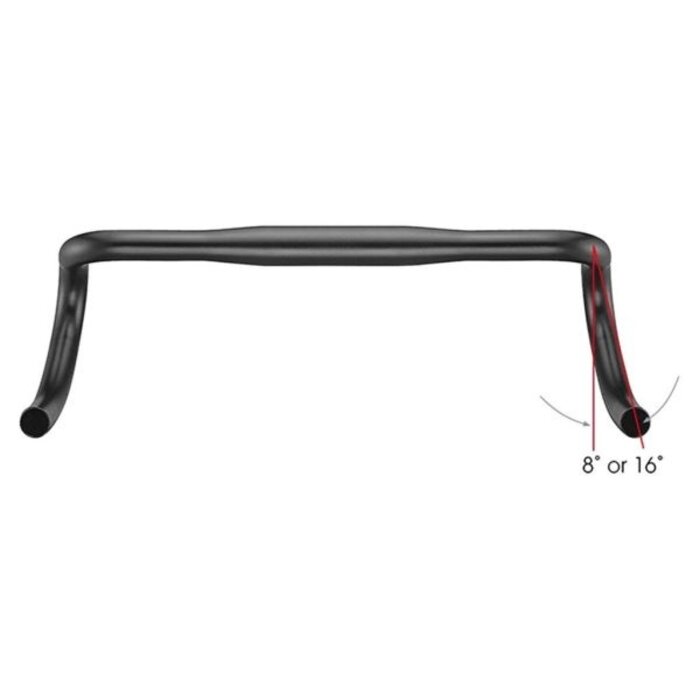 Satori Stuur Satori X-Race Aero ø31.8mm / B=420mm - mat zwart