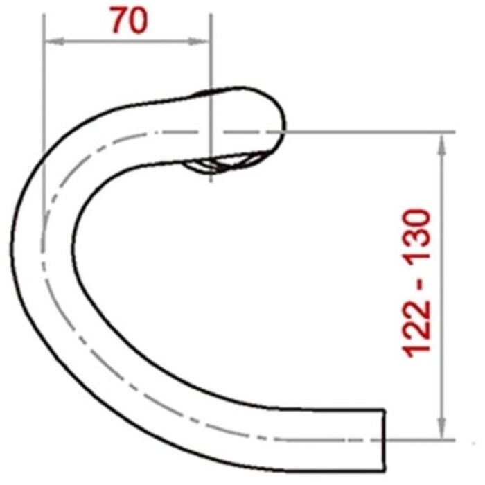 Satori Stuur Satori X-Race Aero Ø31.8mm / B=400mm - mat zwart