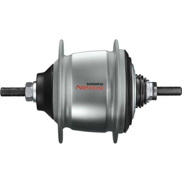 Shimano Versnellingsnaaf Shimano Nexus 8 Premium SG-C6011 - velgrem / rollerbrake - 36 gaats - zilver