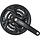 Shimano crankstel - 3 x 9 speed - Trekking - FC-M371 - 175/48-36-26T - Zwart