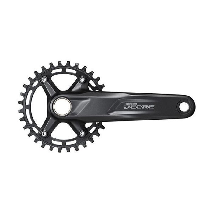 Shimano Crankstel Shimano Deore FC-M5100-1 10/11 speed - 30 tands - 175 mm - zwart