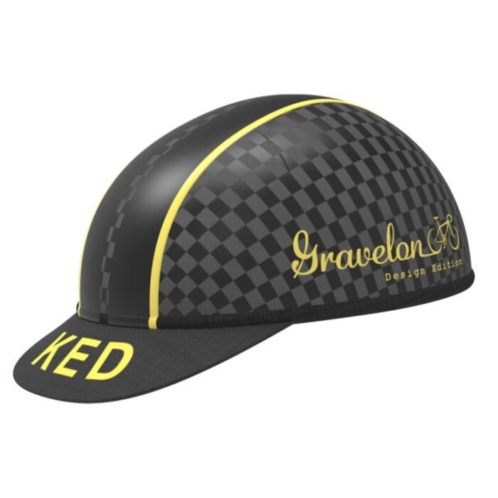 KED Fietshelm KED Gravelon L (58-61cm) - checkered flag