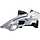 Voorderailleur 3 x 10-speed Shimano Deore FC-T6000 top swing - lage klem 66-69° - 44-48T - zwart