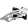 Voorderailleur 3 x10-speed Shimano Deore FC-T6000 - Top Swing - lage klem 63-66° - 44-48T - zwart