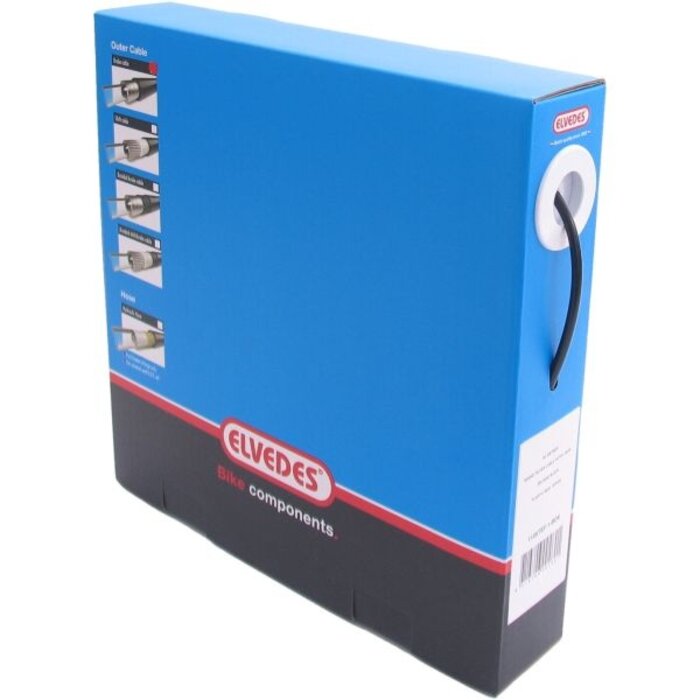 Elvedes Rem buitenkabel Elvedes met voering 30 meter / Ø5,0mm - grijs (30 meter in doos)