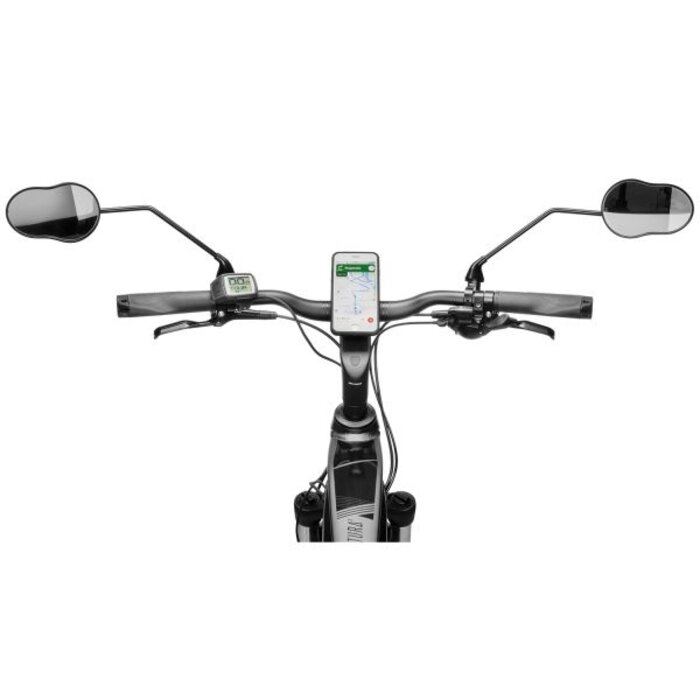 Ergotec Spiegel Ergotec M-99LV rechter montage 122 x 78-66 mm - zwart